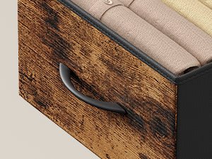 Meuble de rangement pour entrée en panneaux MDF - vente privée 14:365458Marron rustique;200007763:201336101