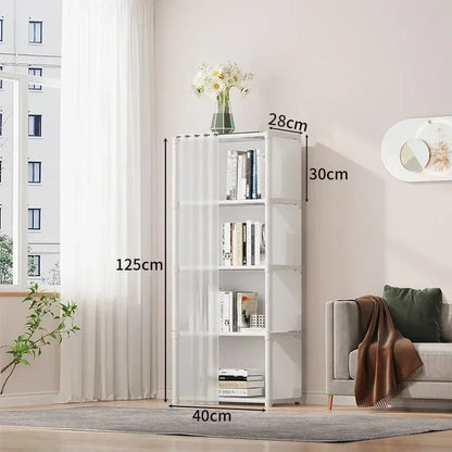 Meuble de rangement pour les jouets ou livres - vente privée 14:10White-5layer