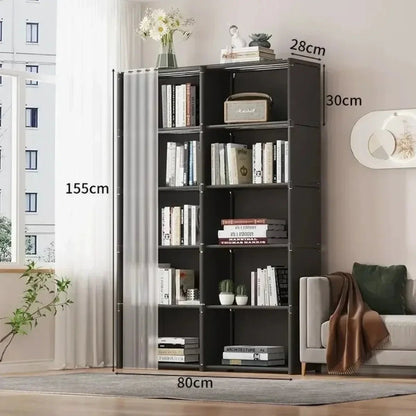 Meuble de rangement pour les jouets ou livres - vente privée 14:173Black-5layer