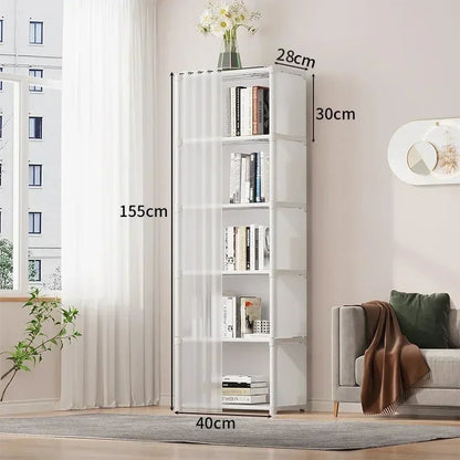 Meuble de rangement pour les jouets ou livres - vente privée 14:29White-6layer