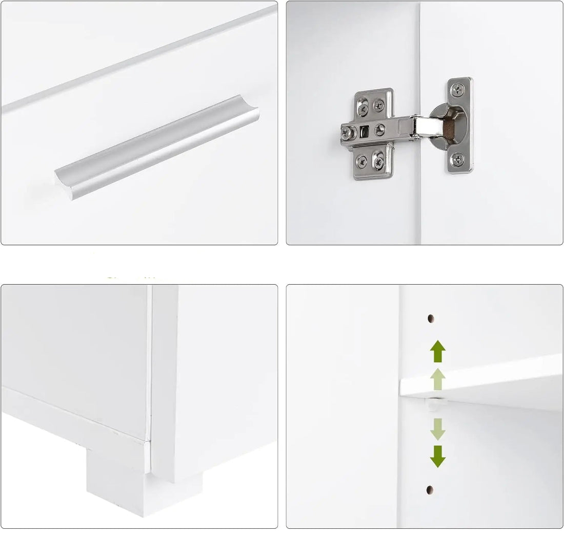 Meuble de rangement pour les toilettes ou salle de bain 60x31x60cm - vente privée 14:29White;200007763:201336101