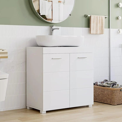 Meuble de rangement pour les toilettes ou salle de bain 60x31x60cm - vente privée 14:29White;200007763:201336101