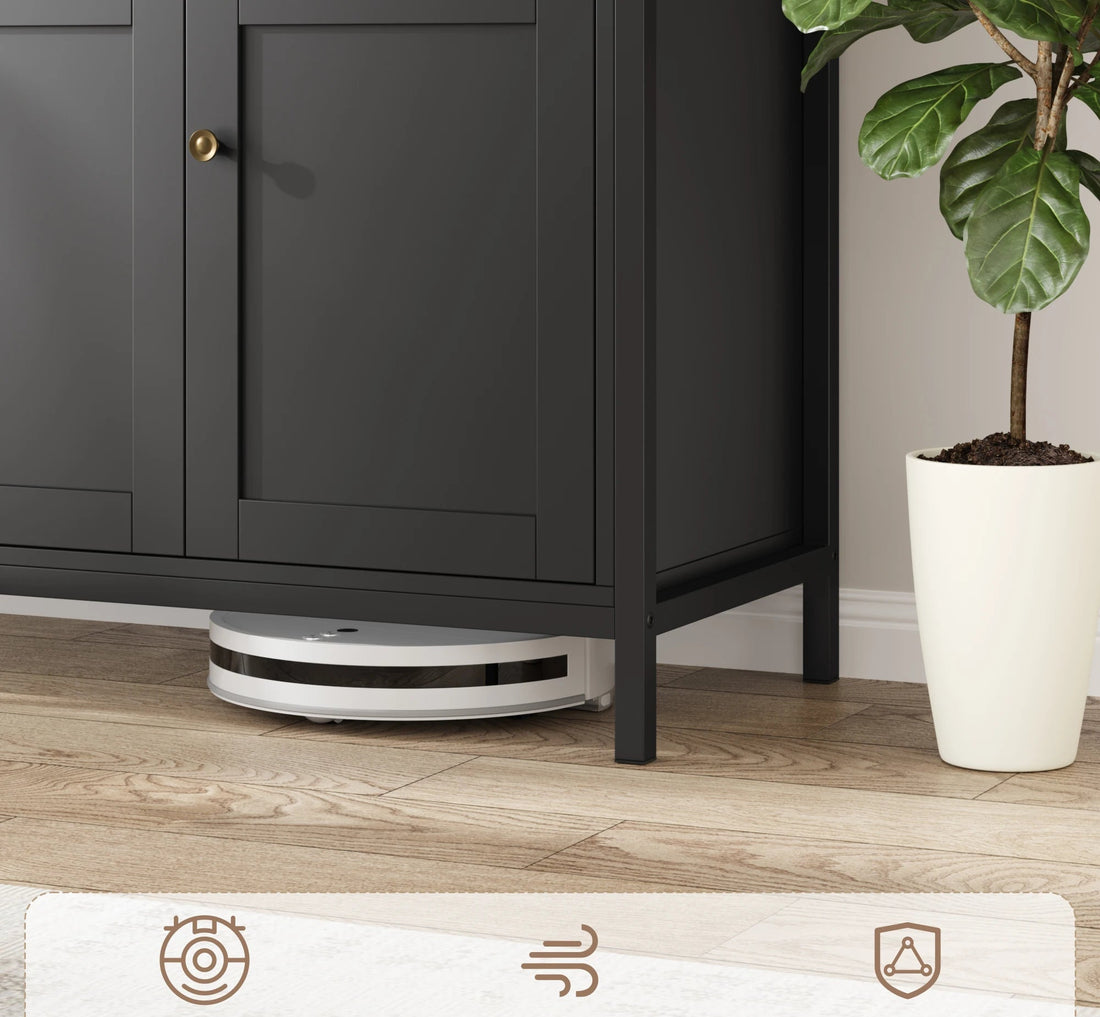 Meuble de rangement pour salle à manger 108x38x98.5 cm - vente privée 14:193Black;200007763:201336101