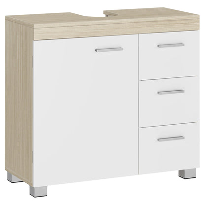Meuble de rangement salle de bain de luxe - vente privée 14:200001438Blanc et Beige;200007763:201336101