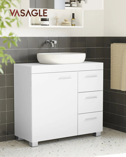 Meuble de rangement salle de bain de luxe - vente privée 14:29Blanc Nuage;200007763:201336101