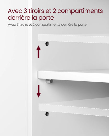 Meuble de rangement salle de bain de luxe - vente privée 14:29Blanc Nuage;200007763:201336101
