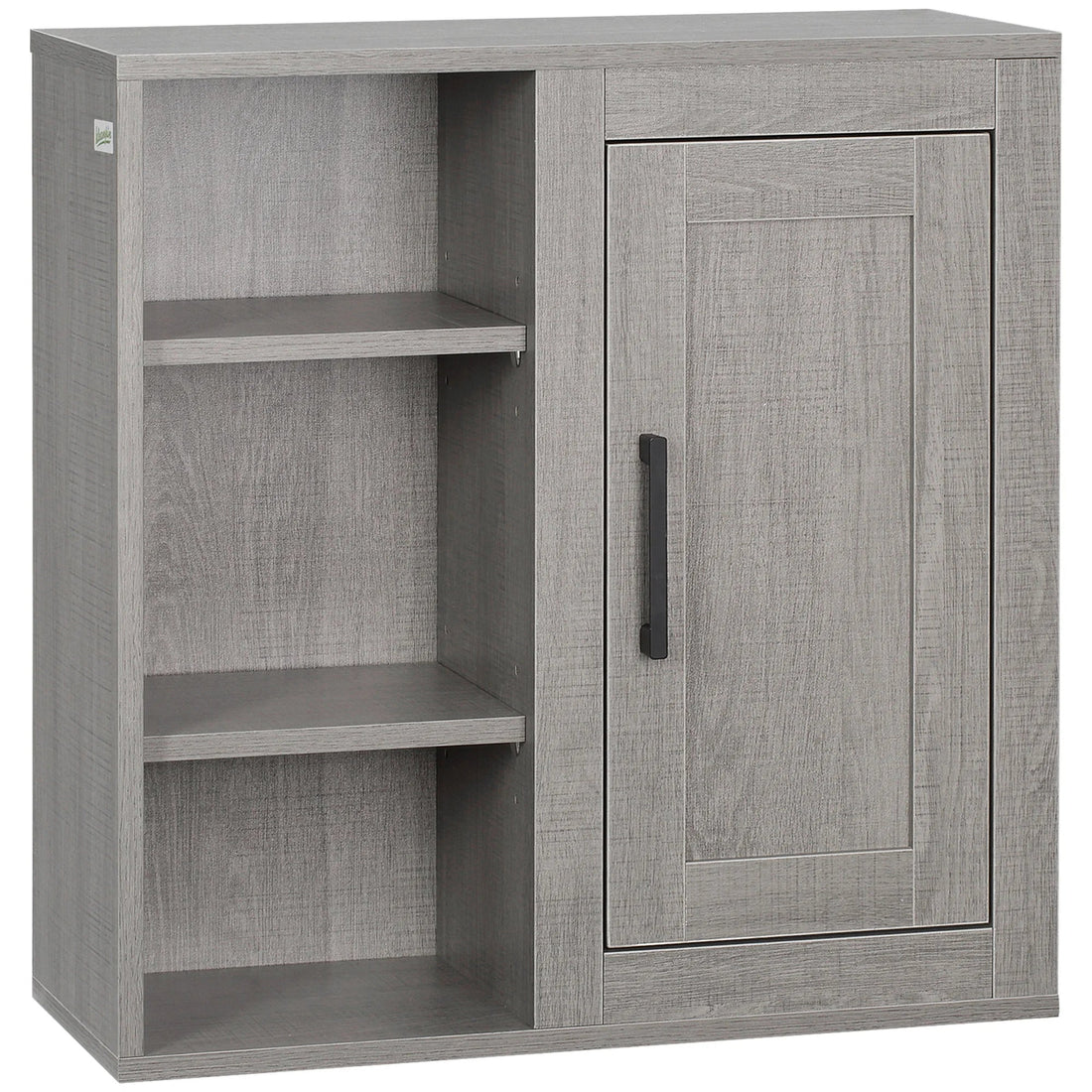 Meuble de rangement salle de bain en bois mural 48X20X50 cm - vente privée 14:200006151Gray;200007763:201336104