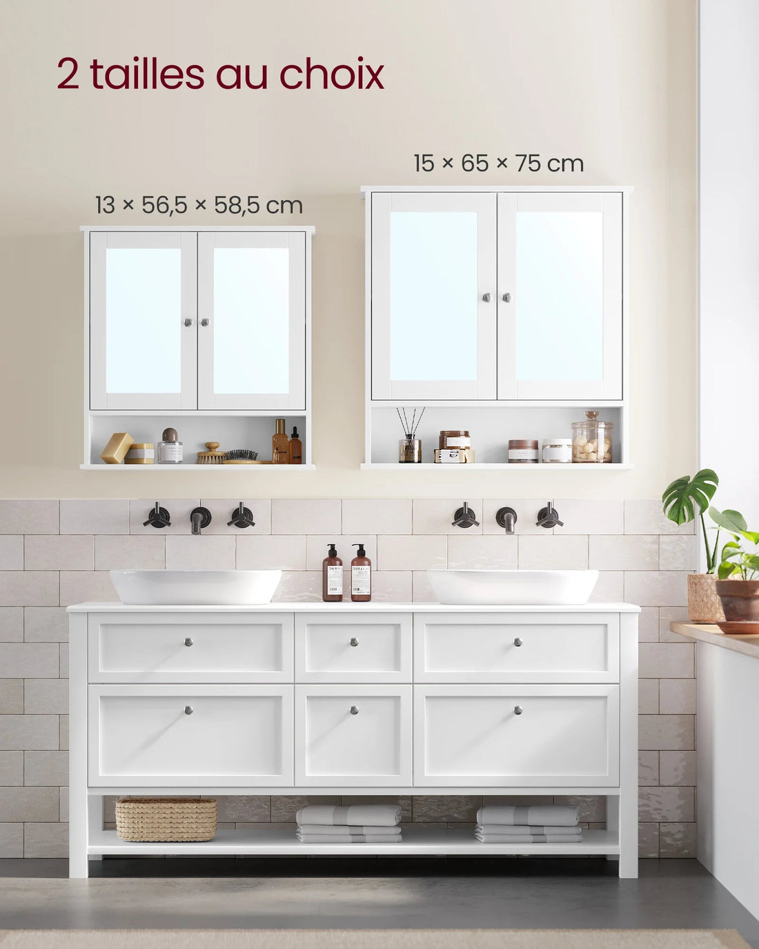 Meuble de rangement salle de bain mural - vente privée 14:29;200007763:201336342