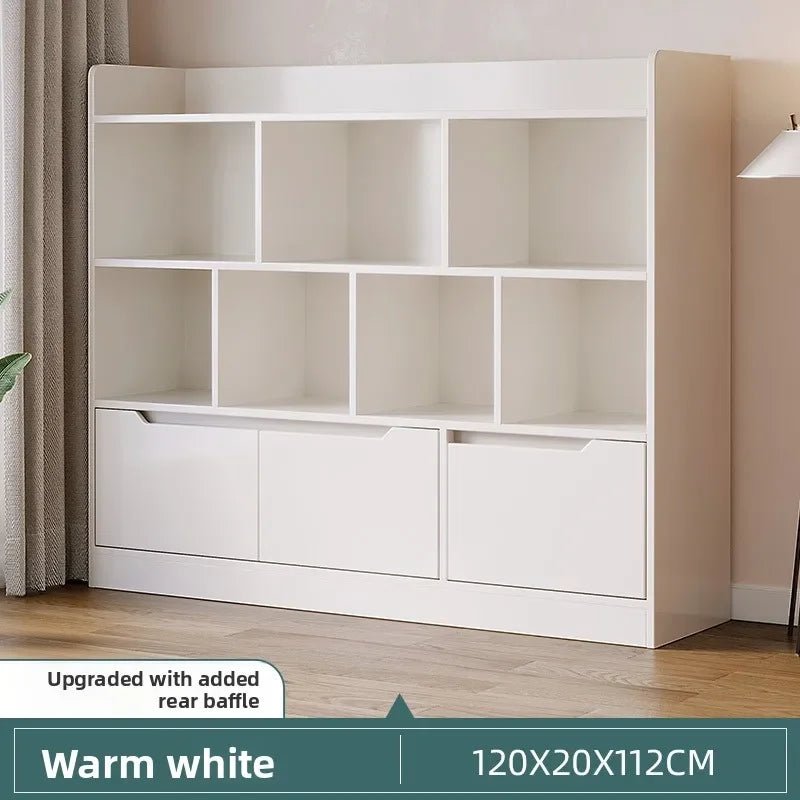 Meuble de rangement salle de bain pas cher multi compartiments - 14:1254G-Warm White 120CM