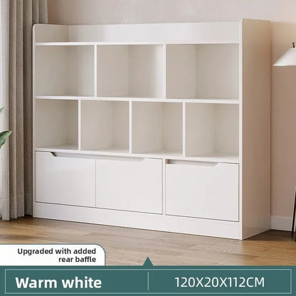 Meuble de rangement salle de bain pas cher multi compartiments - 14:1254G-Warm White 120CM