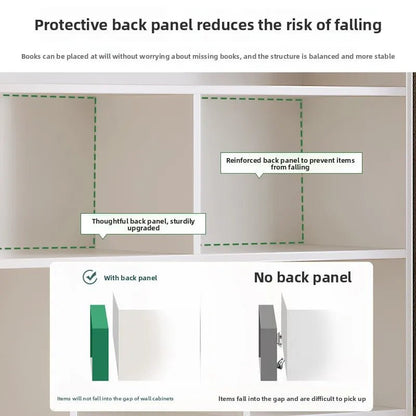 Meuble de rangement salle de bain pas cher multi compartiments - 14:29J-80CM White