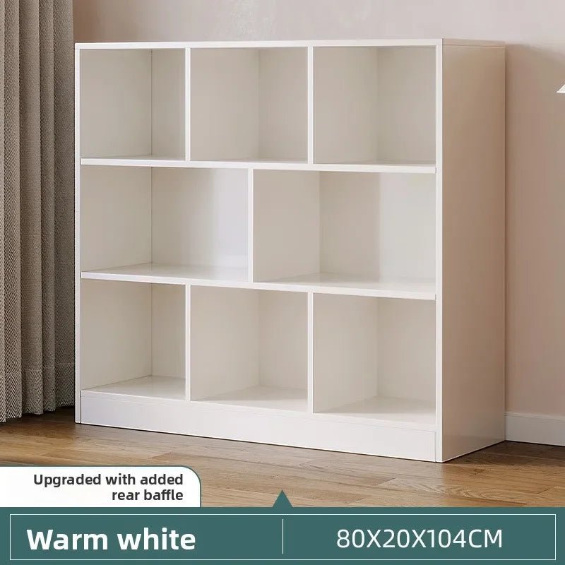 Meuble de rangement salle de bain pas cher multi compartiments - 14:29J-80CM White