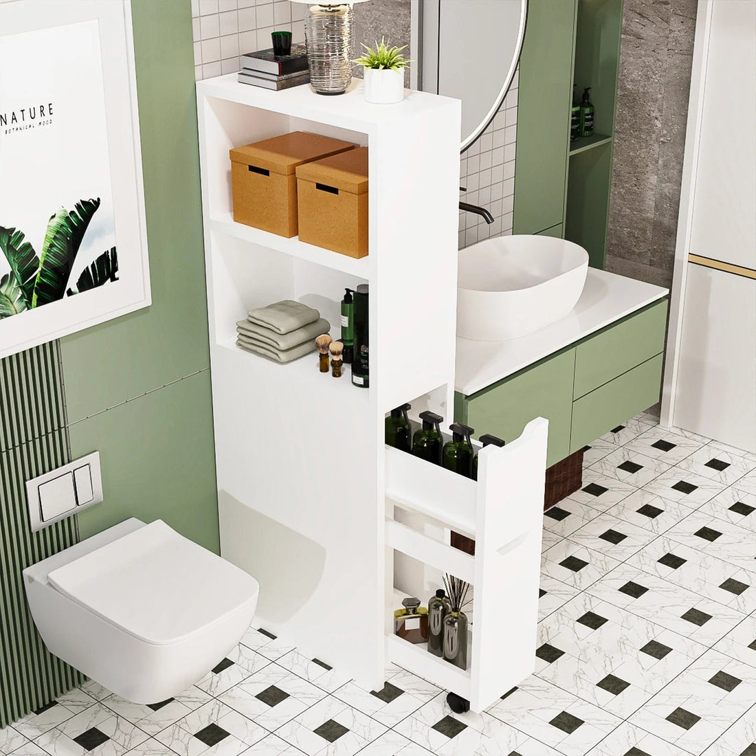 Meuble de rangement salon moderne étroit - vente privée 14:29;200007763:201336101