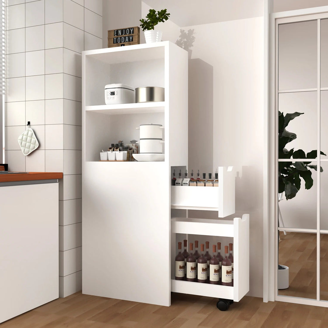 Meuble de rangement salon moderne étroit - vente privée 14:29;200007763:201336101