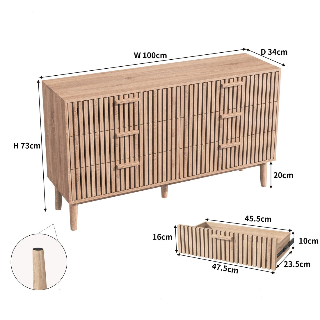 Meuble de rangement style compagne vintage en bois - vente privée 14:2000021306 drawers;200007763:201336101