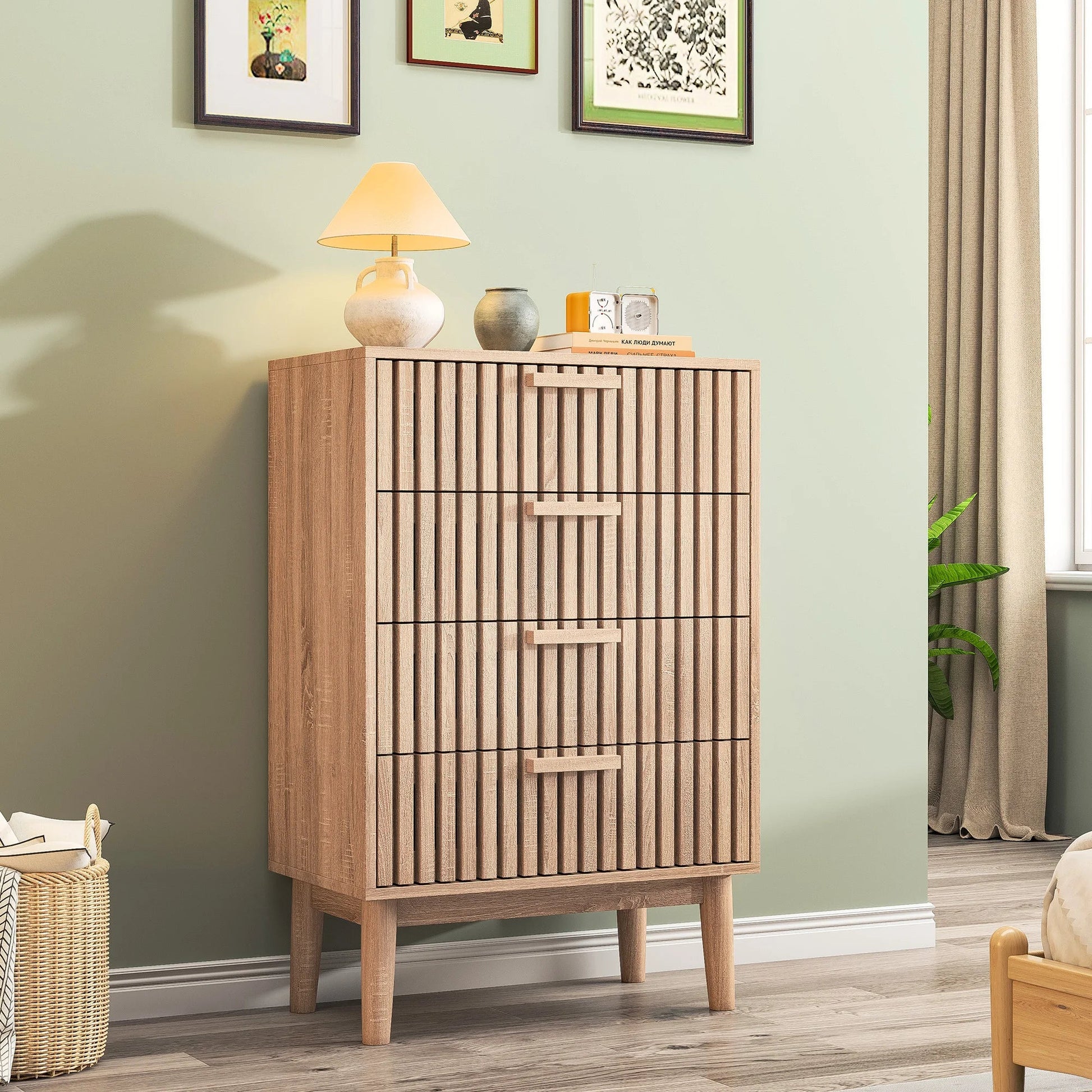 Meuble de rangement style compagne vintage en bois - 14:2000021306 drawers;200007763:201336101
