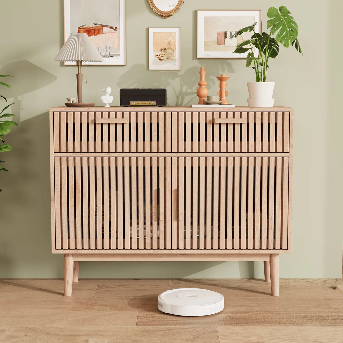 Meuble de rangement style compagne vintage en bois - vente privée 14:2000021306 drawers;200007763:201336101