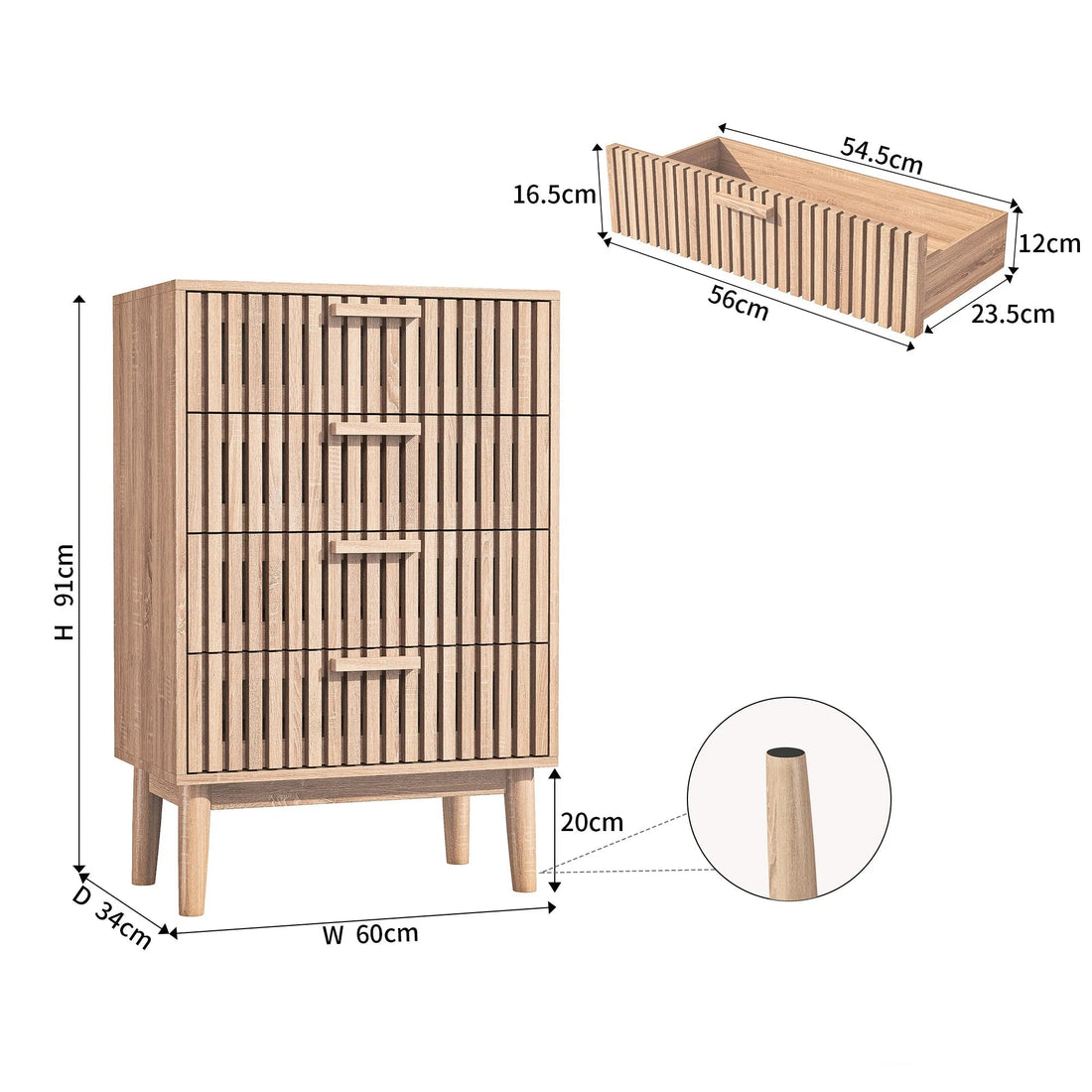 Meuble de rangement style compagne vintage en bois - vente privée 14:294 drawers;200007763:201336101