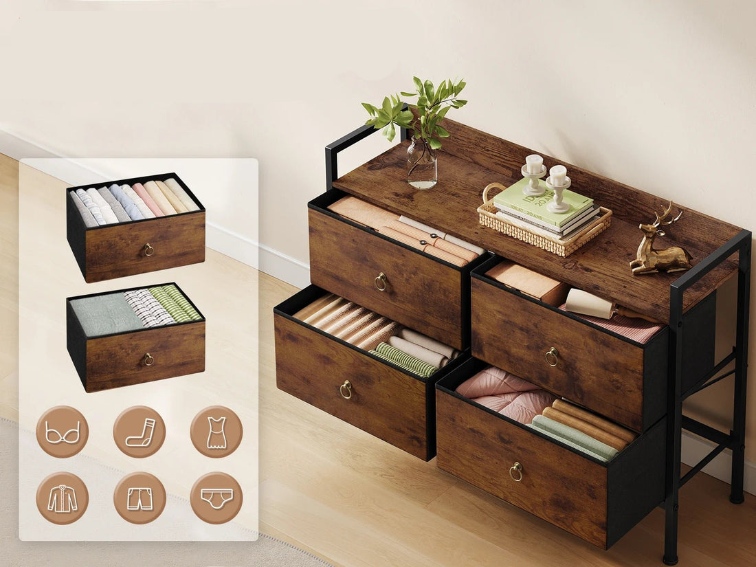 Meuble de rangement vintage marron à structure métallique - vente privée 14:202530808Rustic Brown;200007763:201336101
