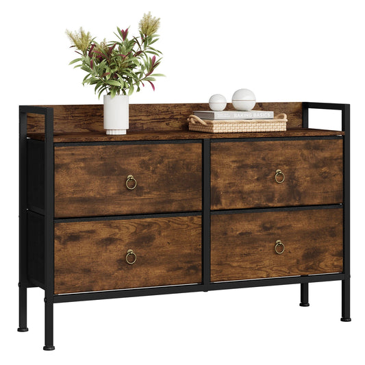 Meuble de rangement vintage marron à structure métallique - vente privée 14:202530808Rustic Brown;200007763:201336101