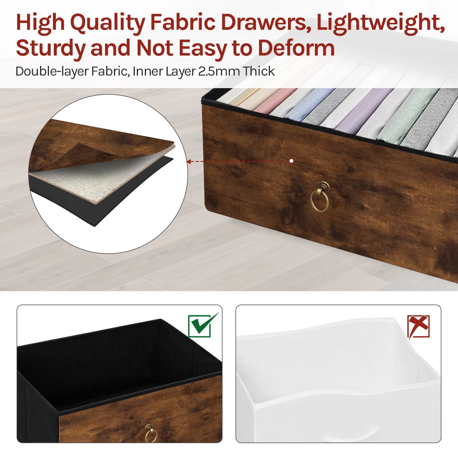 Meuble de rangement vintage marron à structure métallique - 14:202530808Rustic Brown;200007763:201336101