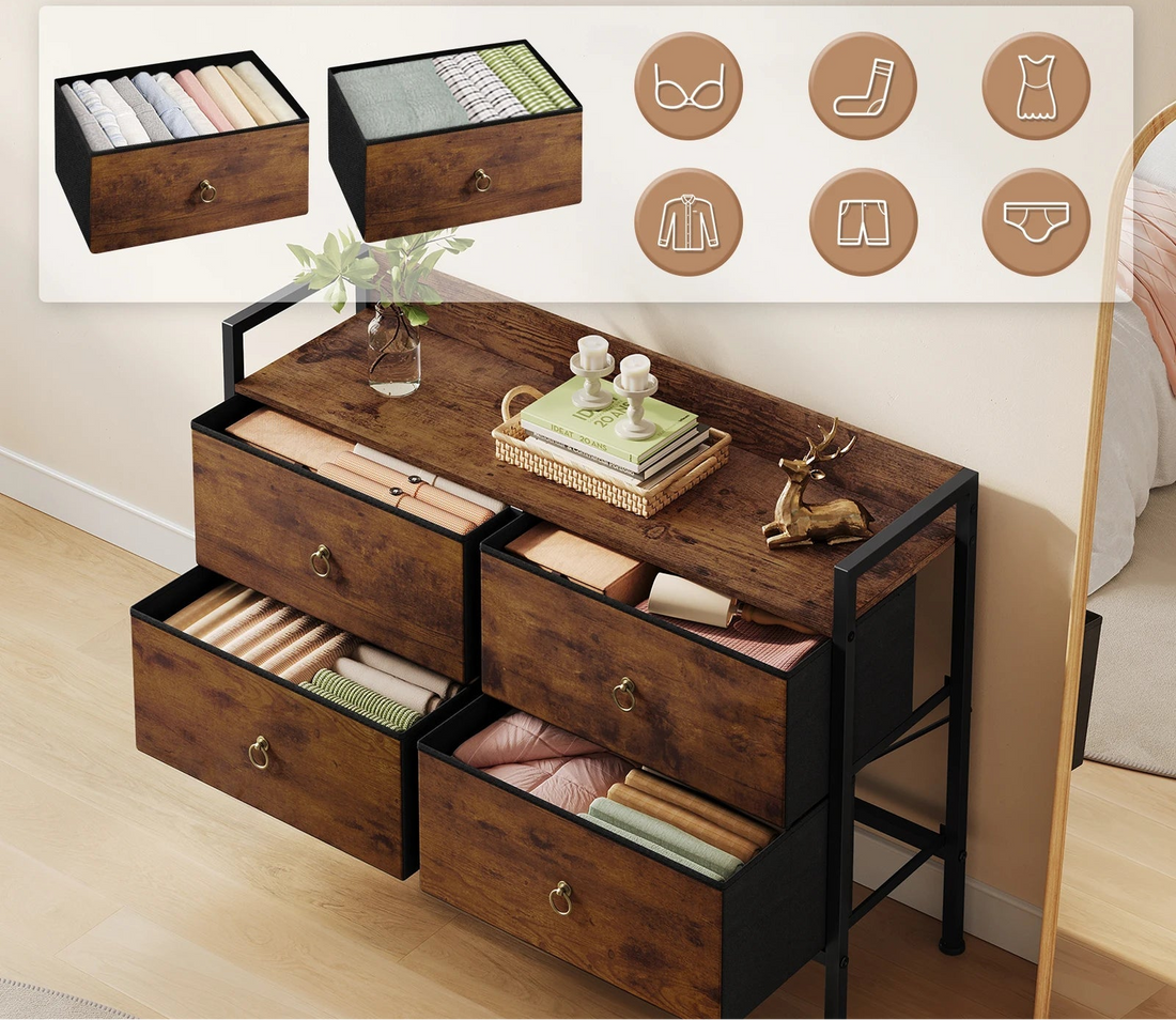 Meuble de rangement vintage marron à structure métallique - vente privée 14:202530808Rustic Brown;200007763:201336101