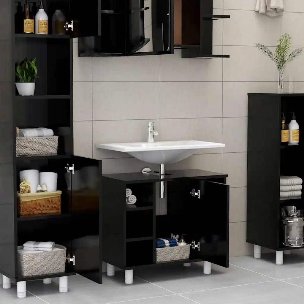 Meuble salle de bain ancien en bois 60x32x53.5 cm - vente privée 14:365458;200007763:201336343