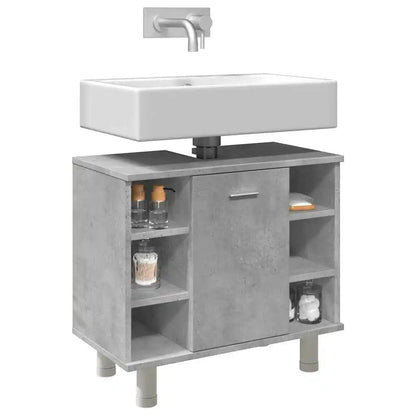 Meuble salle de bain ancien en bois 60x32x53.5 cm - vente privée 14:365458;200007763:201336343
