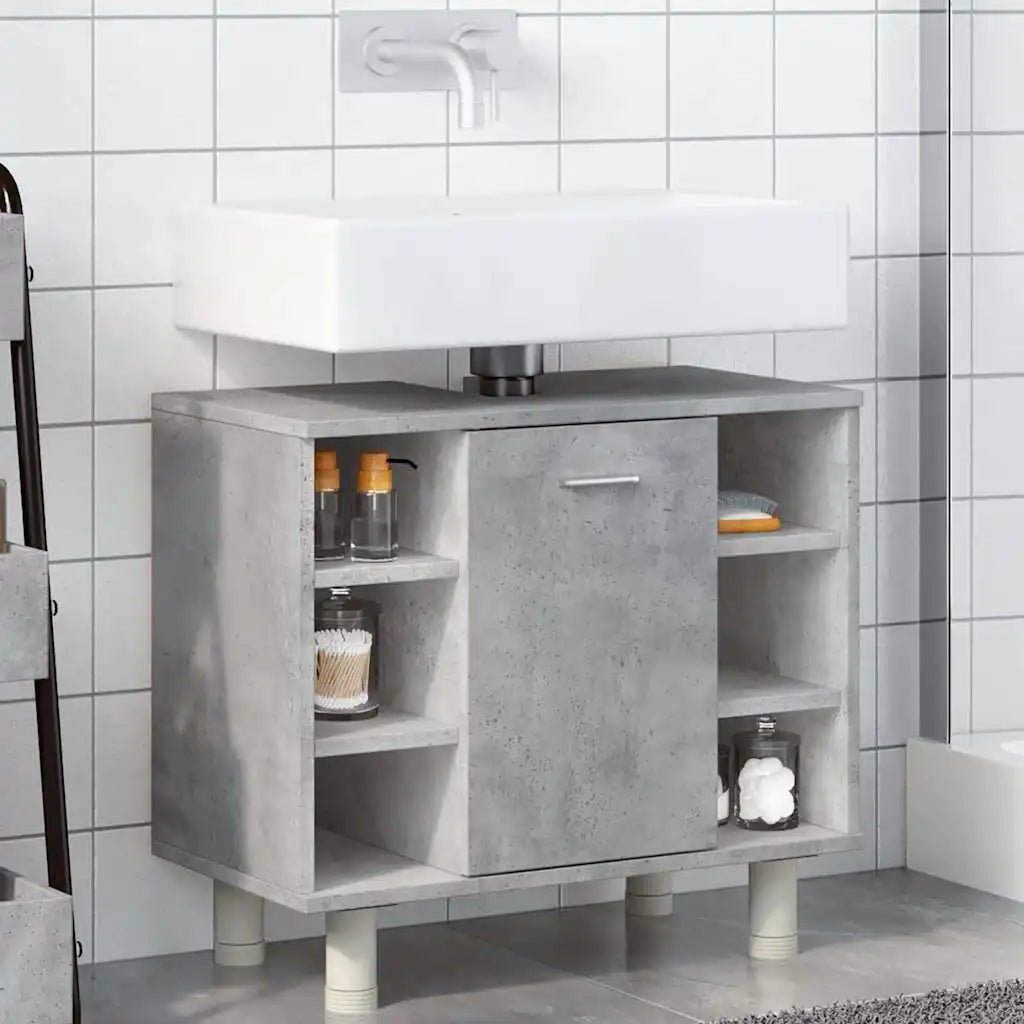 Meuble salle de bain ancien en bois 60x32x53.5 cm - vente privée 14:365458;200007763:201336343