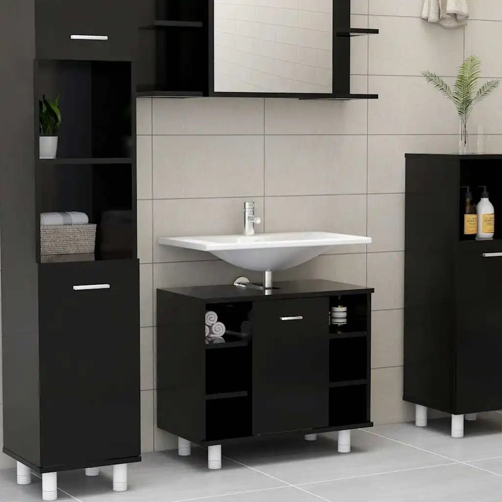 Meuble salle de bain ancien en bois 60x32x53.5 cm - vente privée 14:365458;200007763:201336343