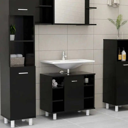 Meuble salle de bain ancien en bois 60x32x53.5 cm - vente privée 14:365458;200007763:201336343