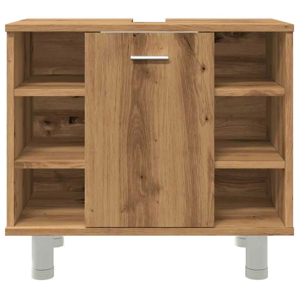 Meuble salle de bain ancien en bois 60x32x53.5 cm - vente privée 14:365458;200007763:201336343