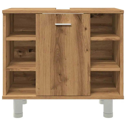 Meuble salle de bain ancien en bois 60x32x53.5 cm - vente privée 14:365458;200007763:201336343