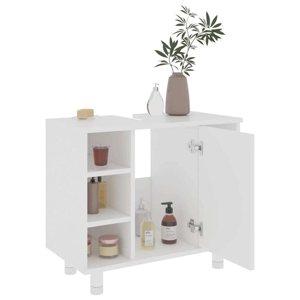 Meuble salle de bain ancien en bois 60x32x53.5 cm - vente privée 14:365458;200007763:201336343