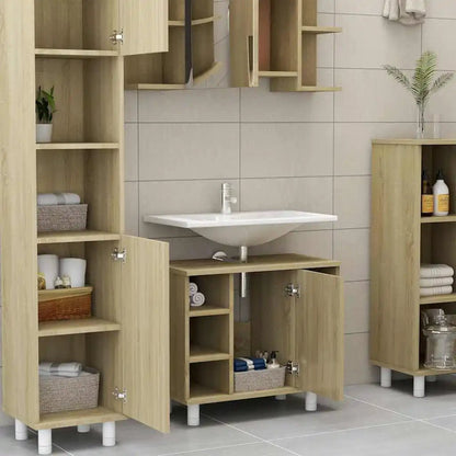 Meuble salle de bain ancien en bois 60x32x53.5 cm - vente privée 14:365458;200007763:201336343