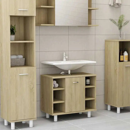 Meuble salle de bain ancien en bois 60x32x53.5 cm - vente privée 14:365458;200007763:201336343