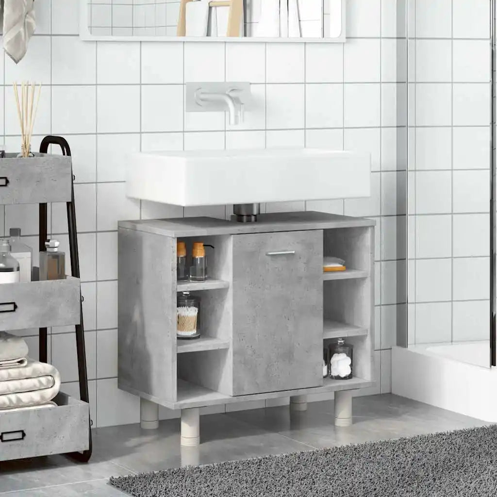 Meuble salle de bain ancien en bois 60x32x53.5 cm - vente privée 14:365458;200007763:201336343