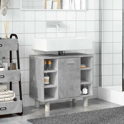 Meuble salle de bain ancien en bois 60x32x53.5 cm - vente privée 14:365458;200007763:201336343
