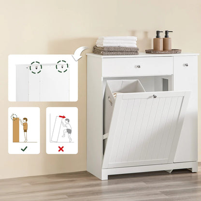 Meuble salle de bain avec bac à linge 78x38x90cm - vente privée 14:29;200007763:201336101