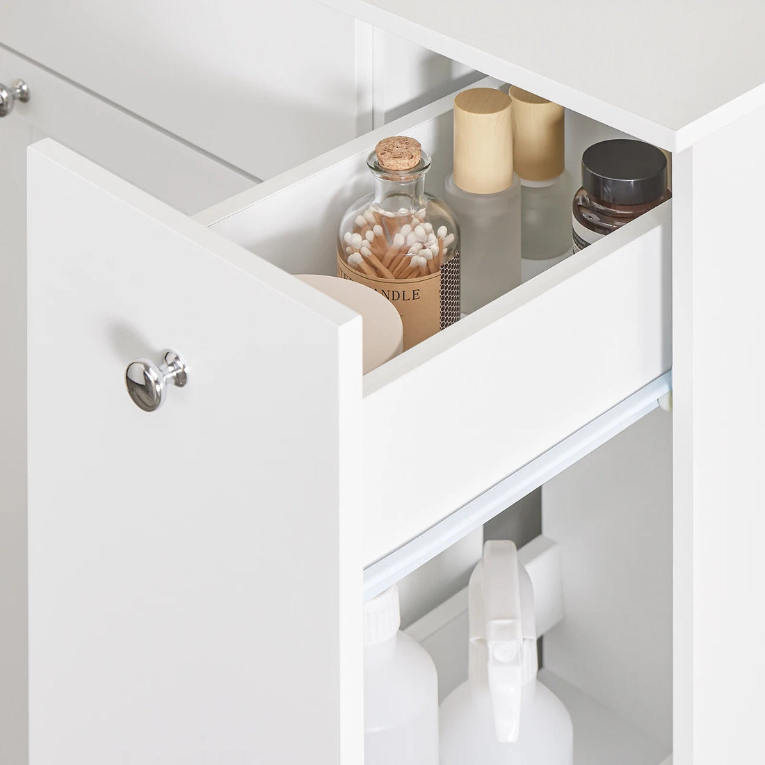 Meuble salle de bain avec bac à linge 78x38x90cm - vente privée 14:29;200007763:201336101
