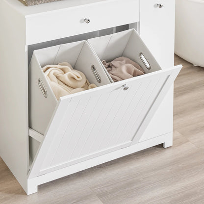 Meuble salle de bain avec bac à linge 78x38x90cm - vente privée 14:29;200007763:201336101