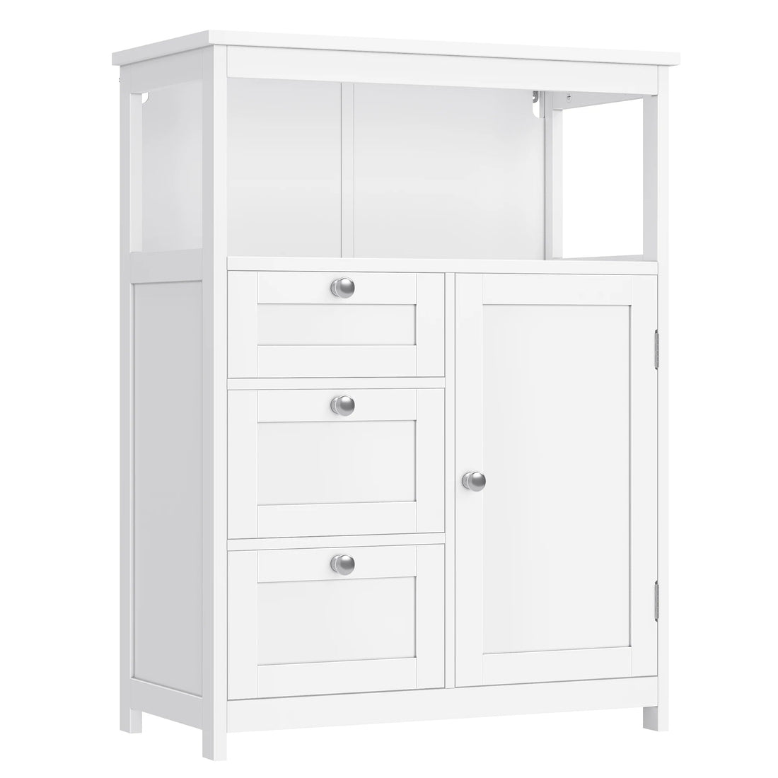 Meuble salle de bain bas avec 3 Tiroirs 60 x 30 x 80 cm, Blanc - vente privée 14:29;200007763:201336342