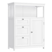 Meuble salle de bain bas avec 3 Tiroirs 60 x 30 x 80 cm, Blanc - 14:29;200007763:201336342