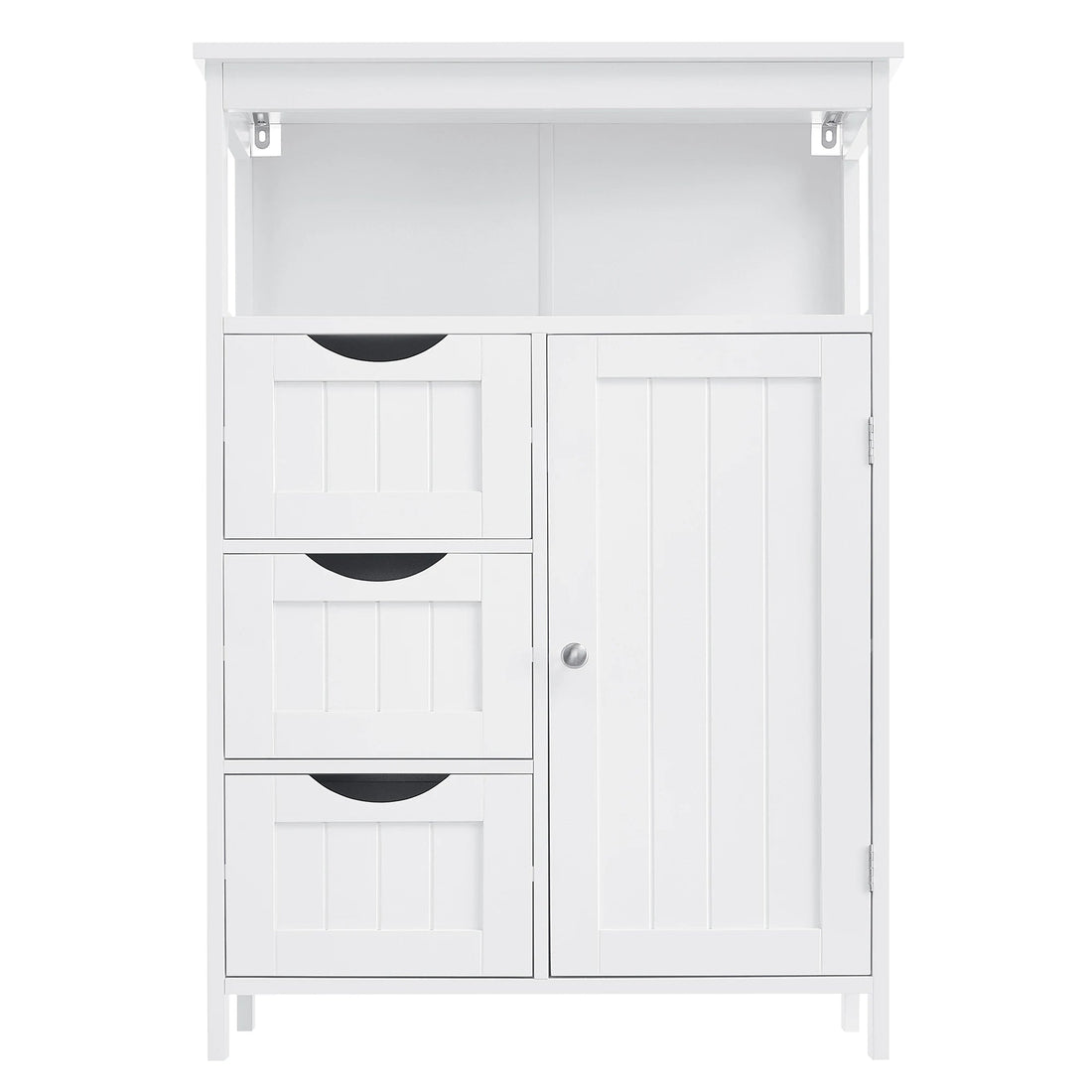Meuble salle de bain bas avec 3 Tiroirs 60 x 30 x 80 cm, Blanc - vente privée 14:29;200007763:201336342