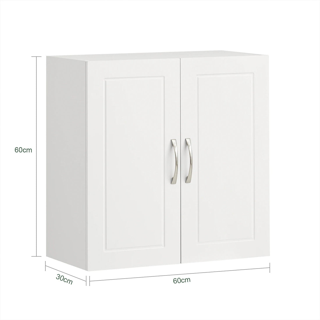 Meuble salle de bain blanc moderne 60x60x30cm - vente privée 14:365458Brown;200007763:201336101