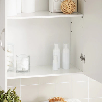 Meuble salle de bain blanc moderne 60x60x30cm - vente privée 14:365458Brown;200007763:201336101