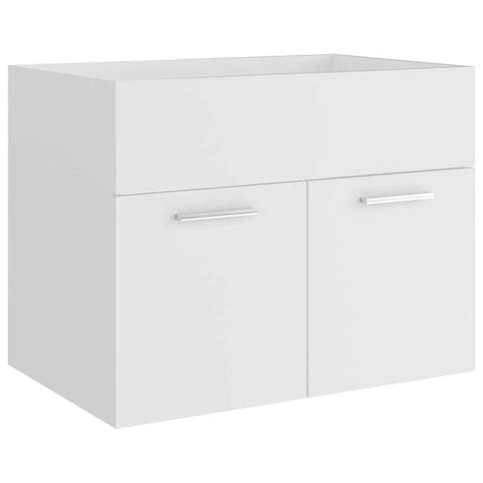 Meuble salle de bain blanc mural et moderne 60x38.5x46 cm - vente privée 14:35085060 x 38.5 x 46 cm;200007763:201336343