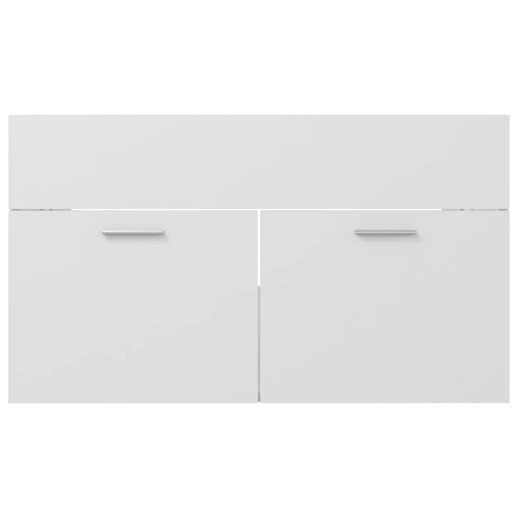 Meuble salle de bain blanc mural et moderne 60x38.5x46 cm - vente privée 14:35085060 x 38.5 x 46 cm;200007763:201336343
