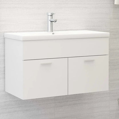 Meuble salle de bain blanc mural et moderne 60x38.5x46 cm - vente privée 14:35085060 x 38.5 x 46 cm;200007763:201336343