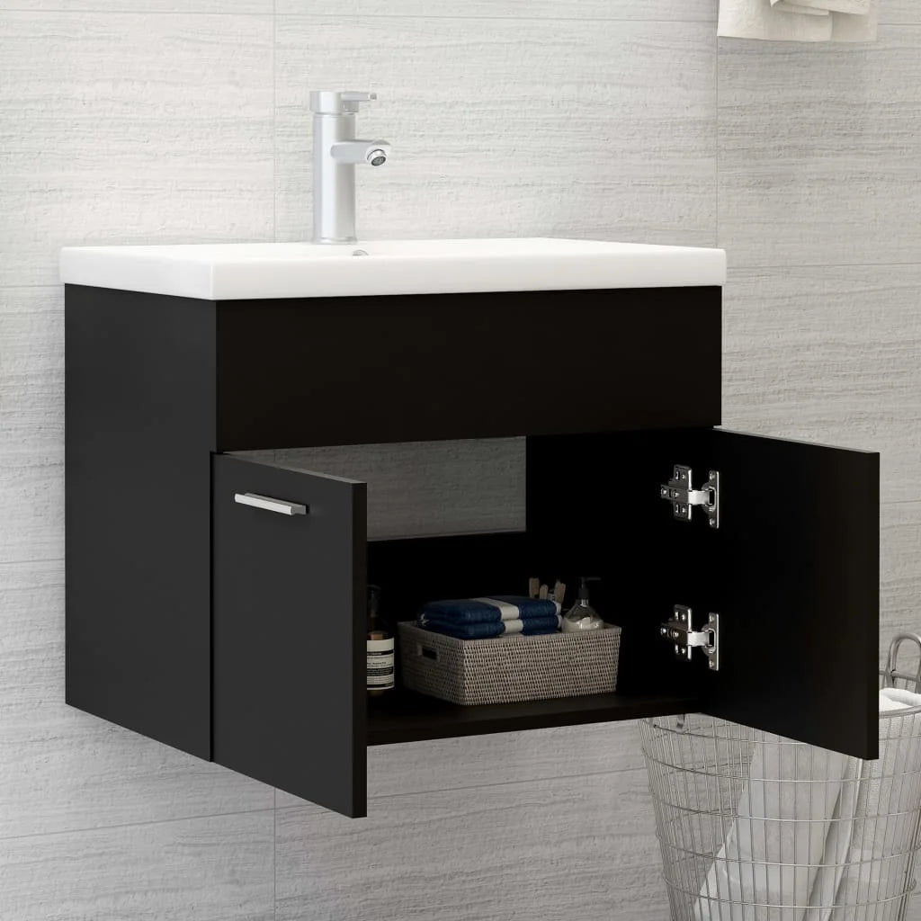 Meuble salle de bain blanc mural et moderne 60x38.5x46 cm - vente privée 14:35085060 x 38.5 x 46 cm;200007763:201336343